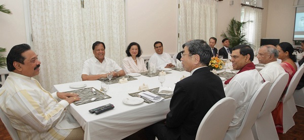 ADB President with Mahinda 2