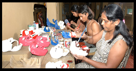Ambalangoda mask industry 2
