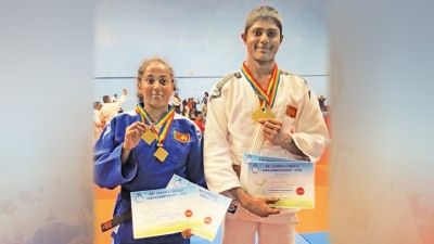 Sakindu and Yameena judo champions