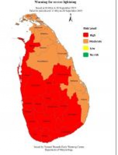 Warning on Severe Lightning