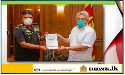 Jaffna ‘Thiyahie’ Charitable Trust Chairman Donates Rs 10 m to ‘Itukama’ Fund thru Army Chief