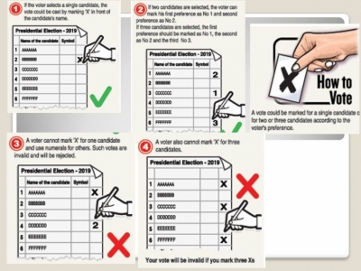 The way to cast your vote