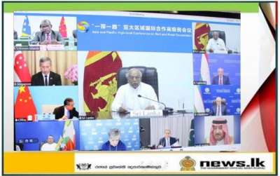 Foreign Minister Dinesh Gunawardena attends the Asia-Pacific High Level Conference on Belt and Road Cooperation