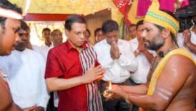 President joins redemption of vow at Sorivila Devalaya