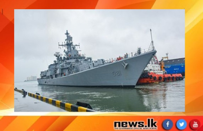 INS Delhi departs concluding her official visit