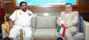 Iranian Ambassador calls on Commander of the Navy