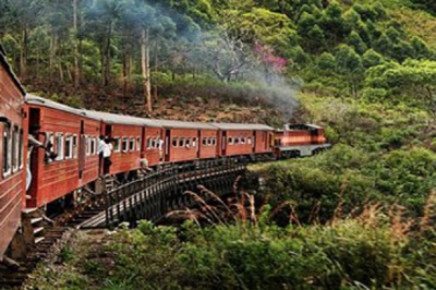 Collapsed earth mound disrupts services on upcountry railway line