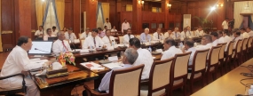 President presides a meeting on environmental conservation program