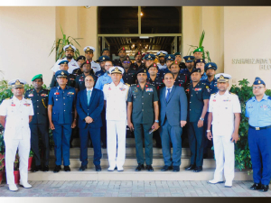 The High Commission of Sri Lanka in Islamabad welcomes a delegation from the Defence Services Command and Staff College of Sri Lanka