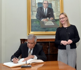 Finland Speaker meets PM Wickremesinghe