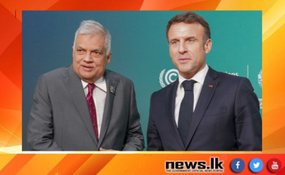 President Wickremesinghe met with French President