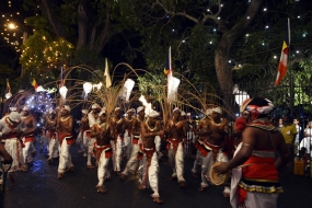 Nepal President watches the Perahera