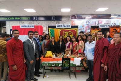 SRI LANKAN  PARTICIPATE IN THE ASIAN CULTURAL WEEK  IN RUSSIA (RUDN)