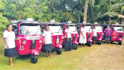 Tuk-tuk women  power of Sri Lanka