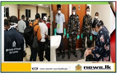 SLAF CBRNE Wing Continues Quarantine Measures of arriving passengers at BIA