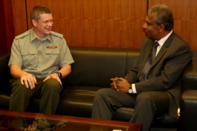 Russian Defence Attaché meets Secretary