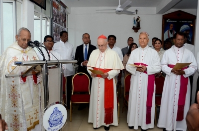 Foundation  laid for Alms Giving hall at St. Anthony Shrine