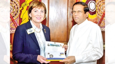 Lions International President meets President