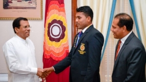 Paralympics winner meets President