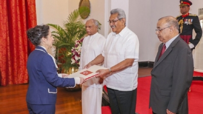 New envoys present credentials to President