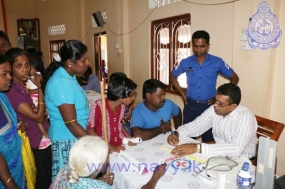 Northern Naval Command conducts a field health clinic in Karainagar