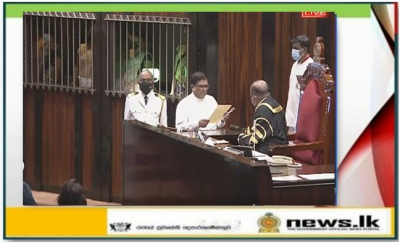 Hon. Wajira Abeywardana sworn in as a Member of Parliament