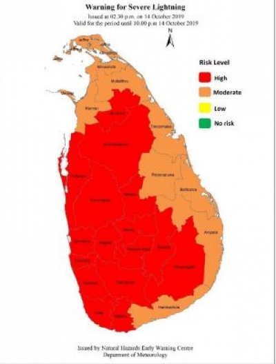 Warning for Severe Lightning and Heavy Rain Featured