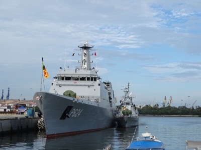 SLNS &quot;Sindurala&quot; and &quot;Suranimila&quot; arrive after SLINEX-2019