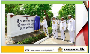 Naval Deployment ‘Kalmunai’ commissioned as SLNS ‘Deegayu’