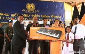 Army Initiative Gets Much-needed Educational Accessories to Paliyagama Students