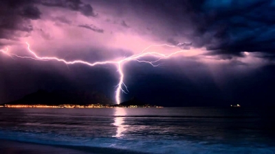 Evening thundershowers in most parts of the island.