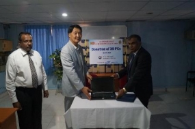 Korean Embassy donates laptops and digital pianos