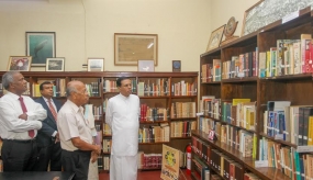 President makes an inspection visit to J.R.Jayewardene Centre