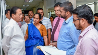 President on inspects Mahaweli and National Gem &amp; Jewellery Authrities