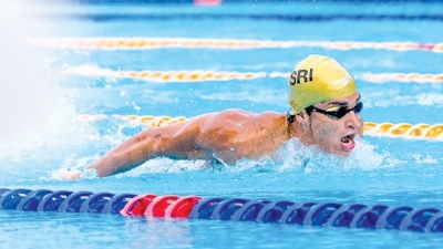 Abeysinghe dominates swimming with seven golds