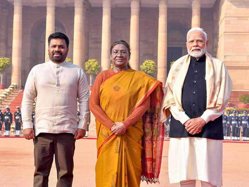 President Anura Kumara Dissanayake Accorded Ceremonial Welcome at Rashtrapati Bhavan