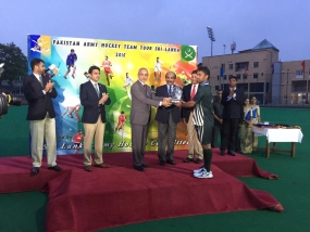 Pakistan Army Hockey team wins the friendly match against Sri Lanka Army