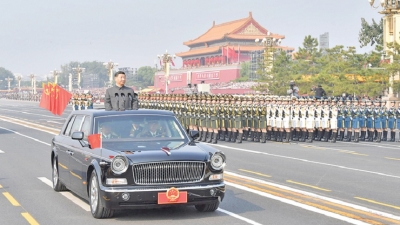 China’s massive celebrations amidst Hong Kong protests