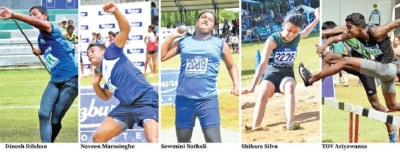 Junior athletes show their colours