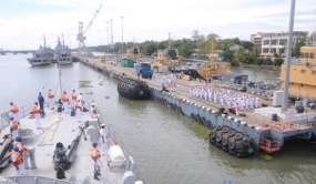 SLNS Sagara and SLNS Suranimala return home on completion of a successful tour