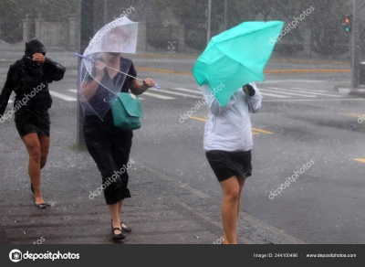 Heavy rain in south and strong winds in north