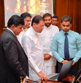 President launches website on 14th UN International Vesak Festival