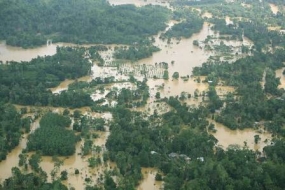 The Flood situation in Galle District