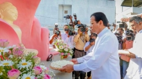 President plants Jaya Sri Maha Bodhi sapling at Saranath Dhamma Nikethana