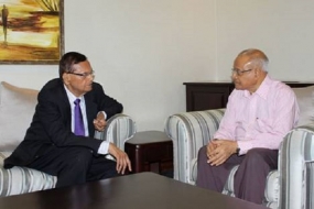 Former Maldivian President Gayoom in Sri Lanka