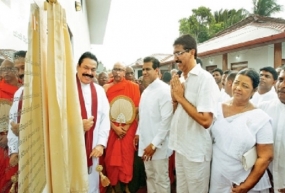 Opening, Wellampitiya Sri Wimalarama Viharaya new building