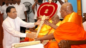 Guidance &amp; advice of Maha Sangha needed for country’s progress - President