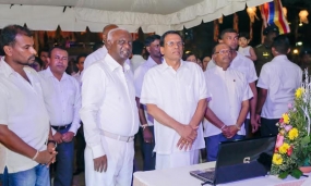 President opens Nawaloka Vesak Zone