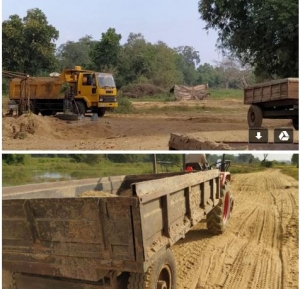 Navy apprehends two persons for loading sand without permit