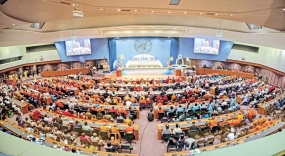 Lankan delegation attends UN Vesak commemoration